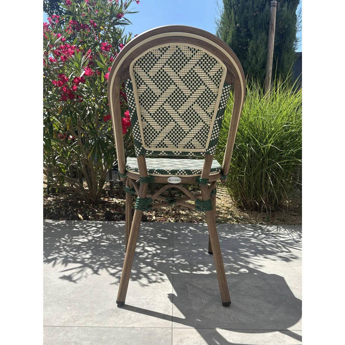 Paris Prix Chaise de Jardin Empilable  Bistro  87cm Vert