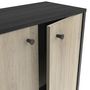 Voir la diapositive 3 : Buffet 2 portes style industriel L60cm SMART