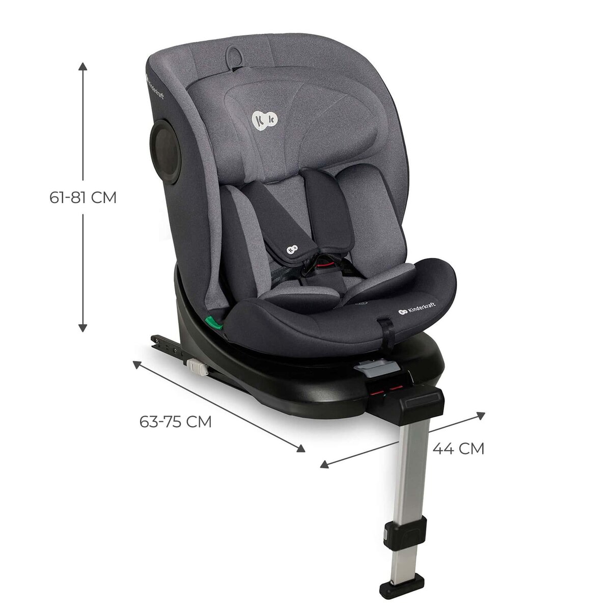 KINDERKRAFT Siege auto i 360 i size pratique et confortable