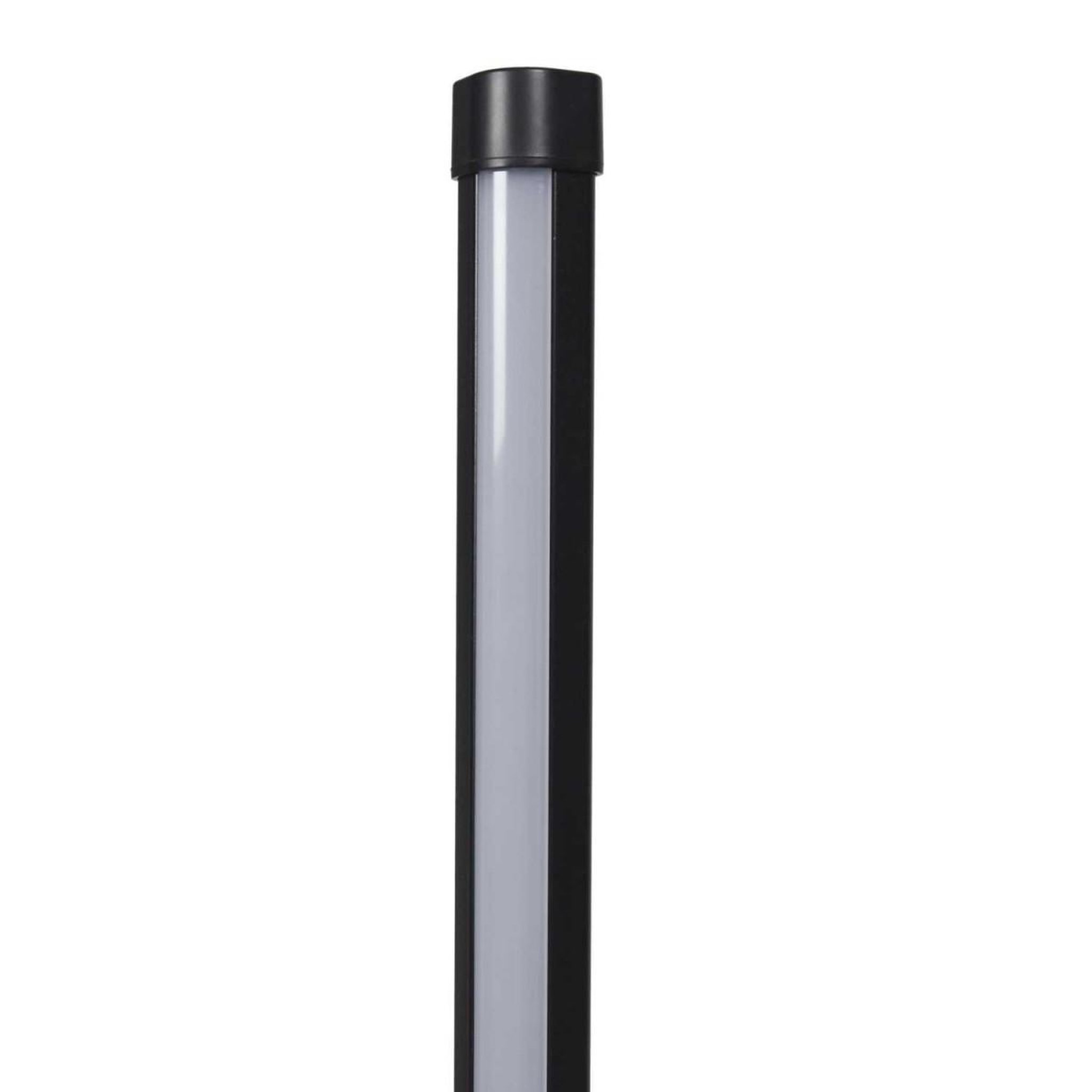 Voir la diapositive 5 : The Home Deco Factory Lampadaire d'angle à led  tube  142cm noir