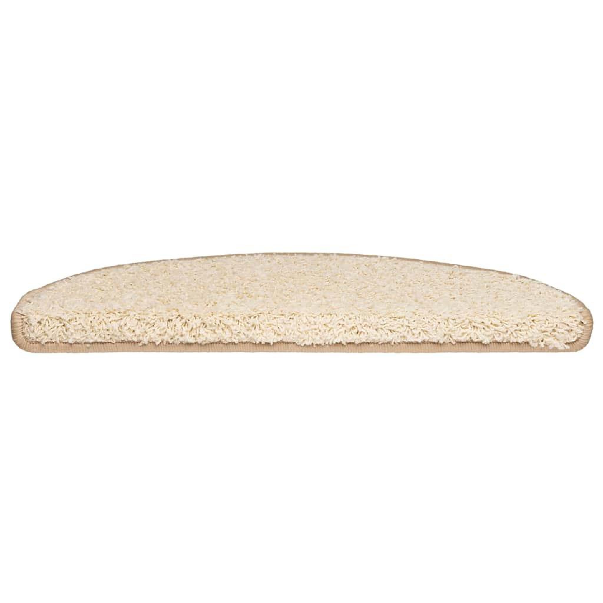 Voir la diapositive 3 : VIDAXL Tapis d'escalier 20 pcs creme 65x21x4 cm