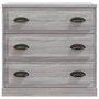 Voir la diapositive 4 : VIDAXL Buffet sonoma gris 70x35,5x67,5 cm bois d'ingenierie