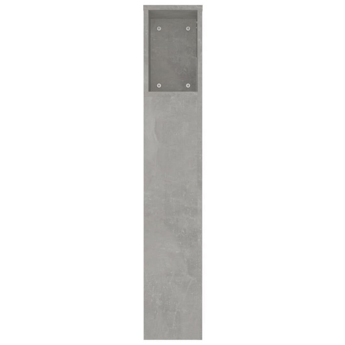 VIDAXL Armoire de tete de lit Gris beton 220x18,5x104,5 cm