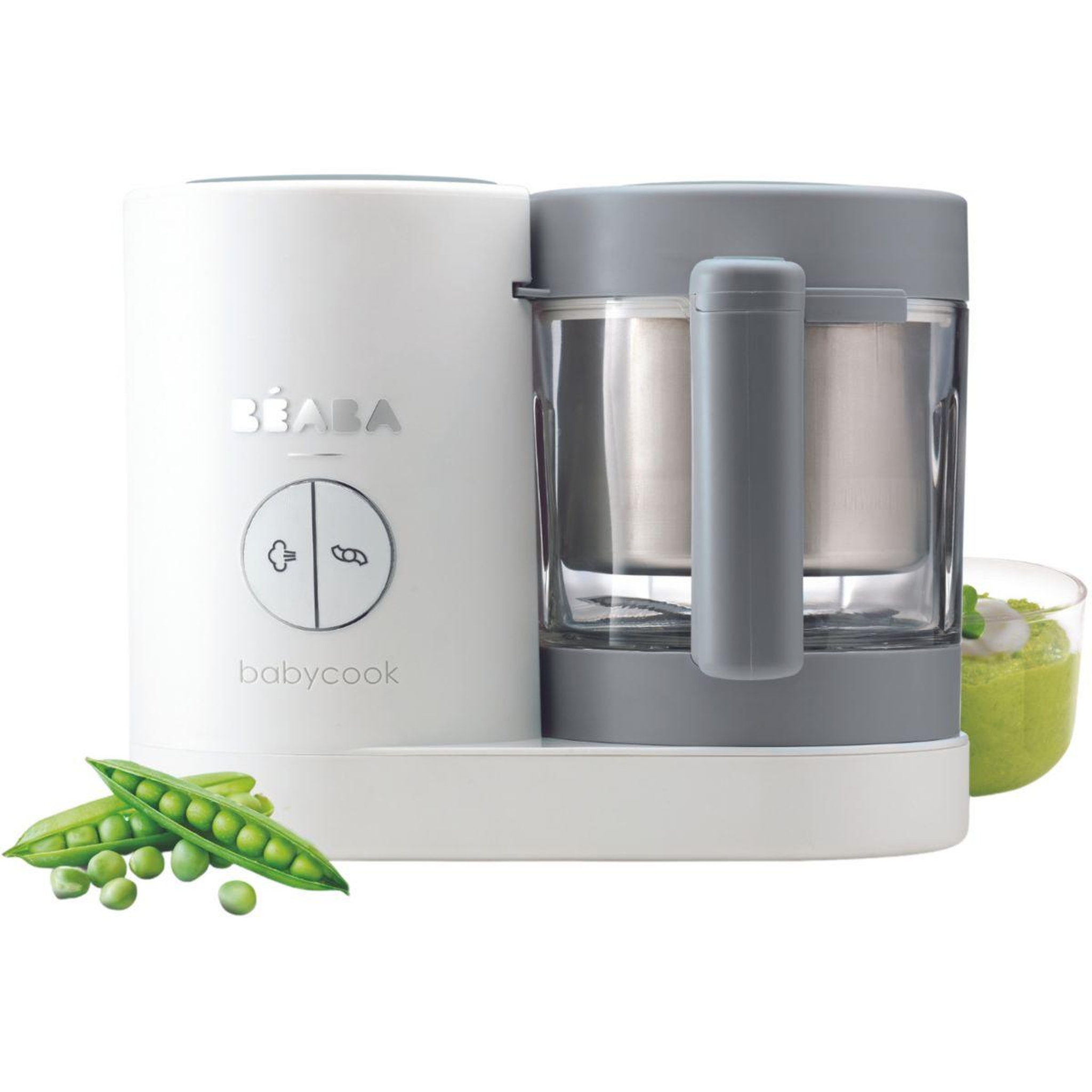 BEABA Mixeur cuiseur bébé babycook neo grey white
