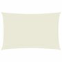 Voir la diapositive 2 : VIDAXL Voile de parasol tissu oxford rectangulaire 2x5 m creme