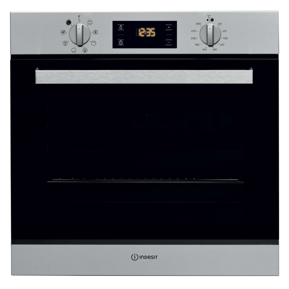 Indesit Four intégrable multifonction 66l 60cm catalyse inox - IFW6540CIX