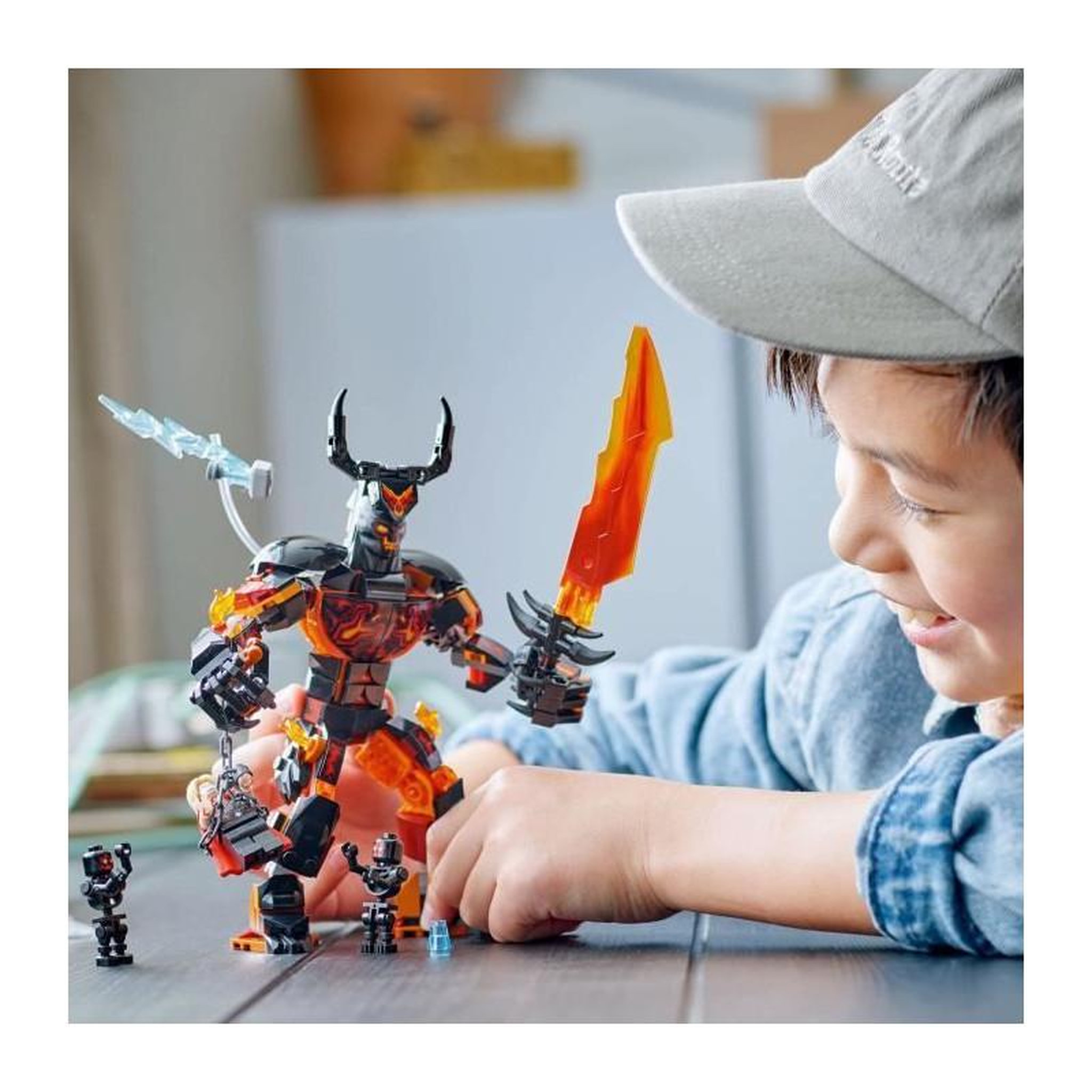 Voir la diapositive 5 : LEGO LEGO Marvel 76289 Figurine de Thor contre Surtur a construire, Set de super-héros
