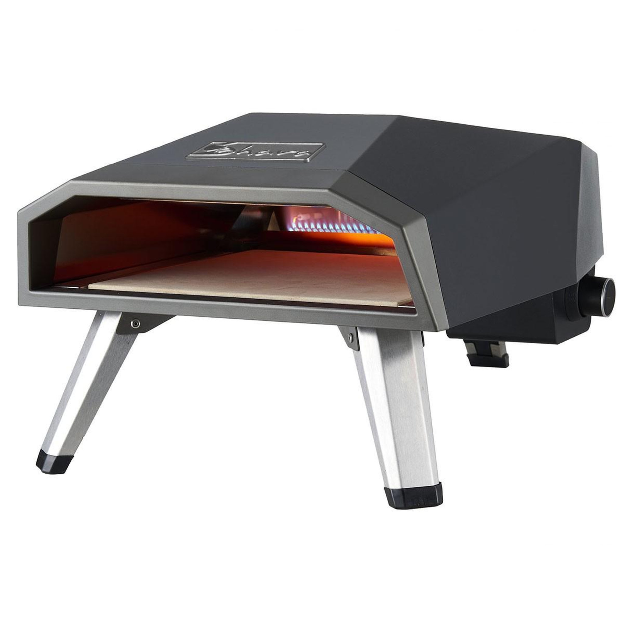 Voir la diapositive 6 : SAHARA Four a pizza à gaz 4400W Ø 30cm SAHARA