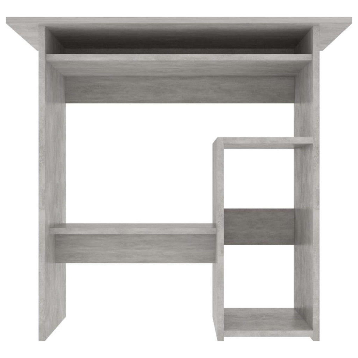 VIDAXL Bureau Gris beton 80x45x74 cm Bois d'ingenierie