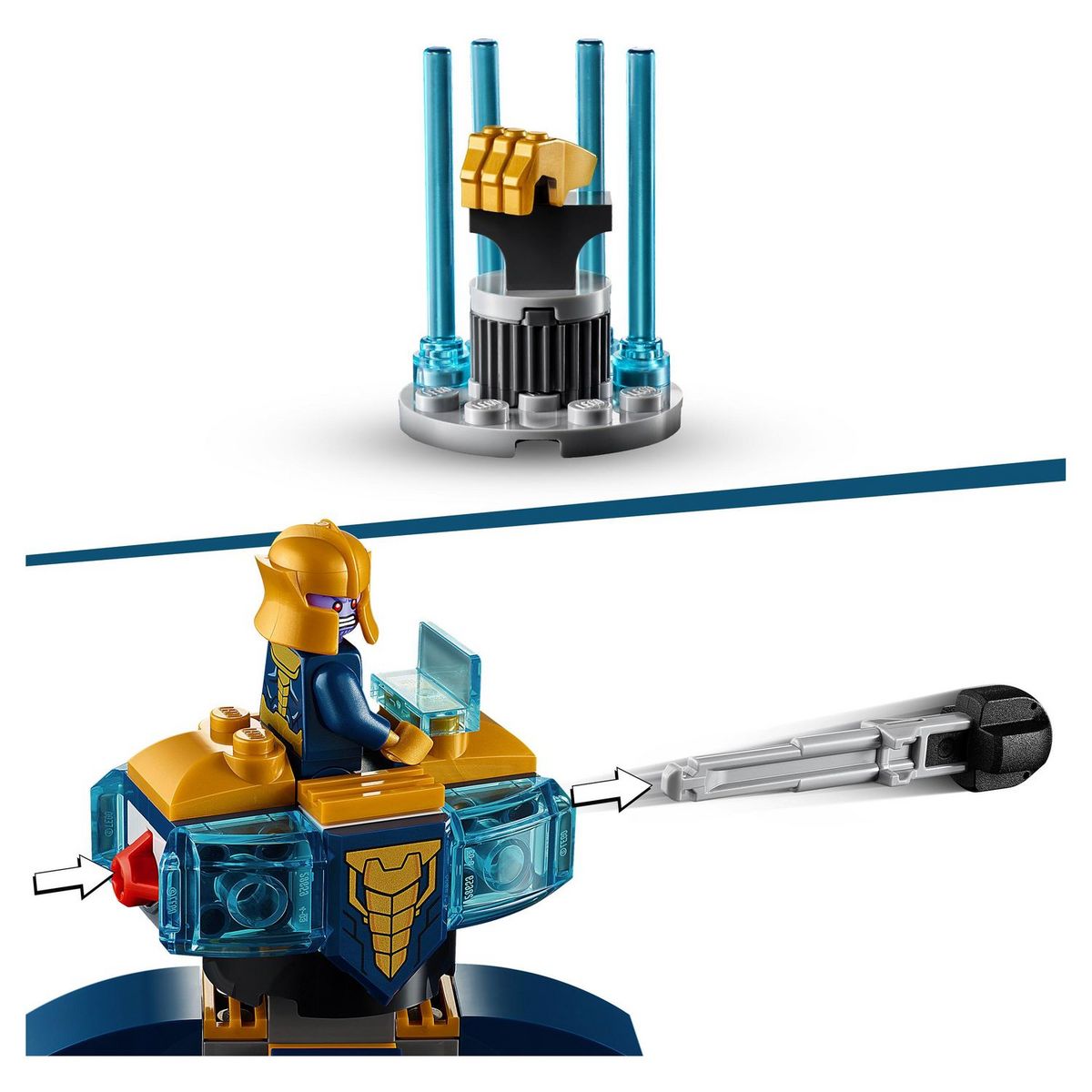 LEGO Marvel 76170 Iron Man contre Thanos