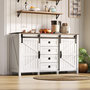 Voir la diapositive 5 : MERAX Buffet 2 porte(s) 4 tiroir(s) - 137 cm blanc mdf