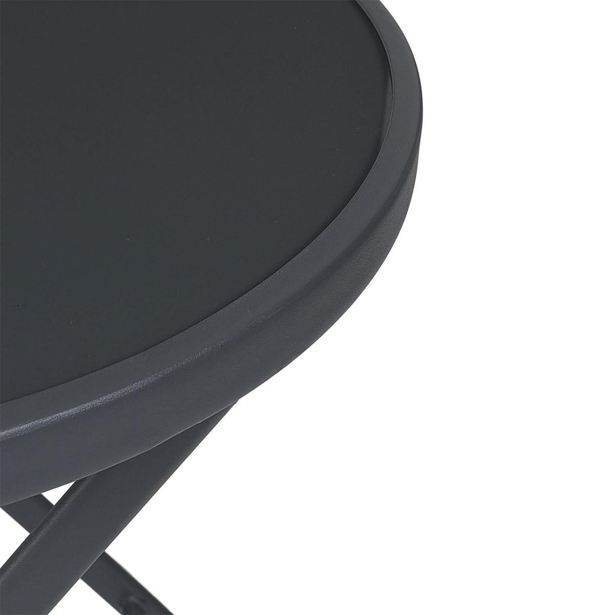 Voir la diapositive 4 : The Home Deco Factory Table de jardin pliable  elba  71cm gris