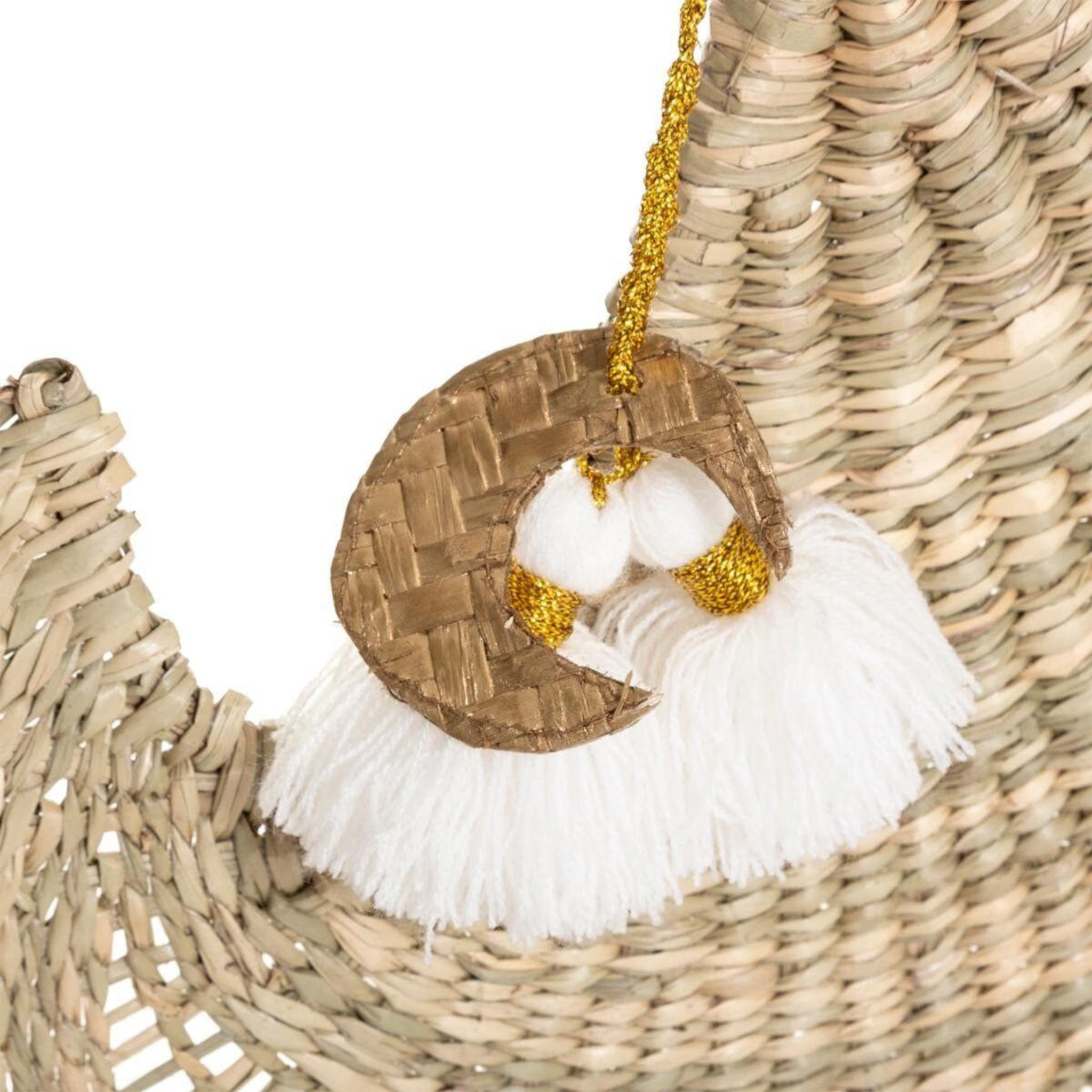 Voir la diapositive 2 : ATMOSPHERA Décoration murale éventail  wonderfly  58cm beige