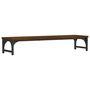 Voir la diapositive 2 : VIDAXL Support de moniteur chêne marron 85x23x15,5cm bois d ingénierie