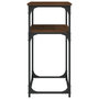 Voir la diapositive 5 : VIDAXL Table console chene marron 100x35,5x75 cm bois d'ingenierie