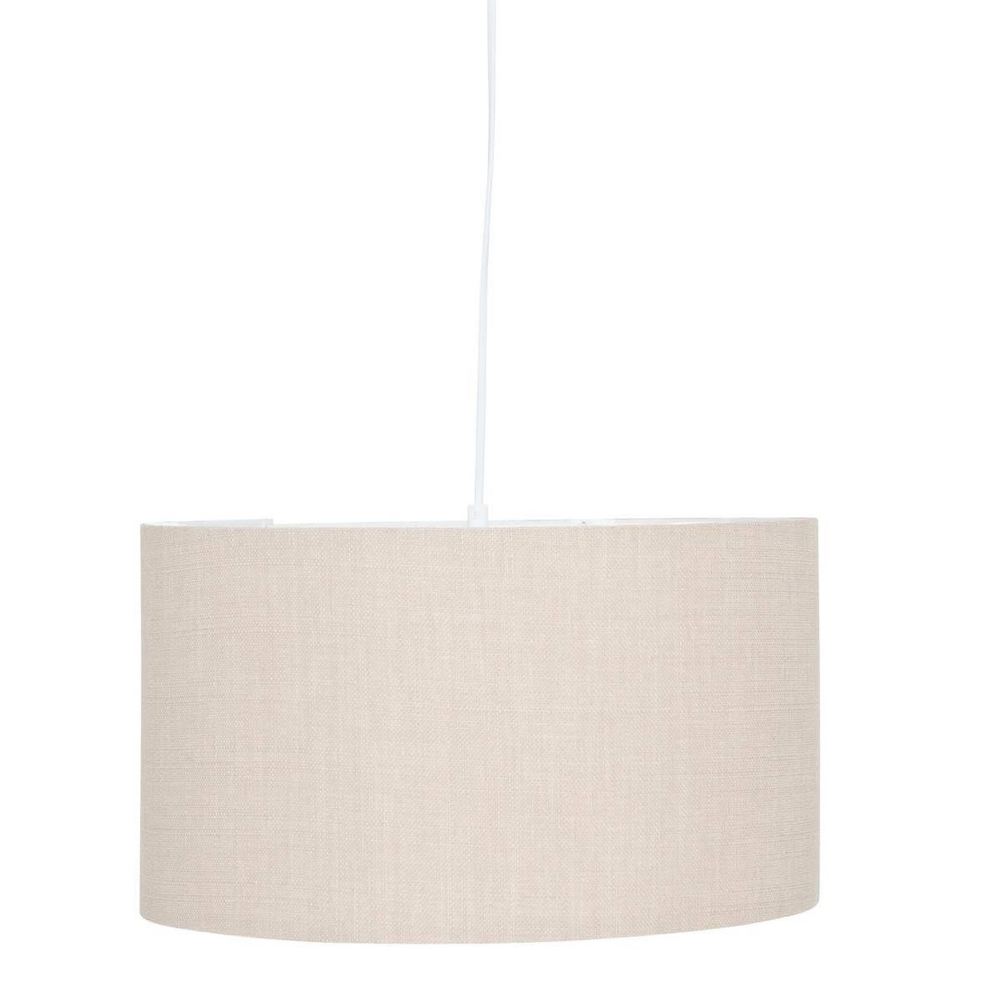 Voir la diapositive 2 : ATMOSPHERA Abat jour en lin  beline  40cm beige