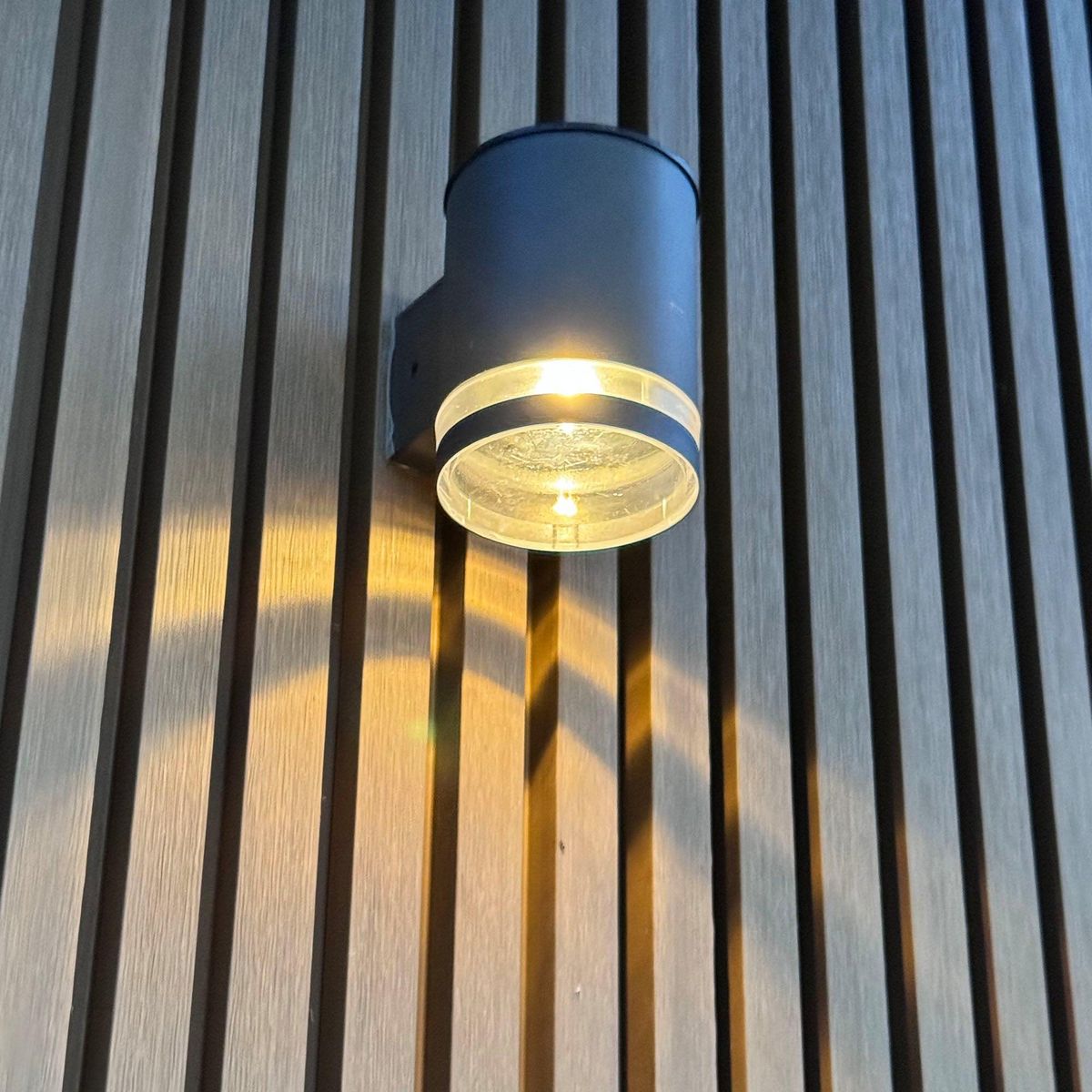 Lumisky 2 appliques murales solaires HELIO Noir ABS H11,5cm