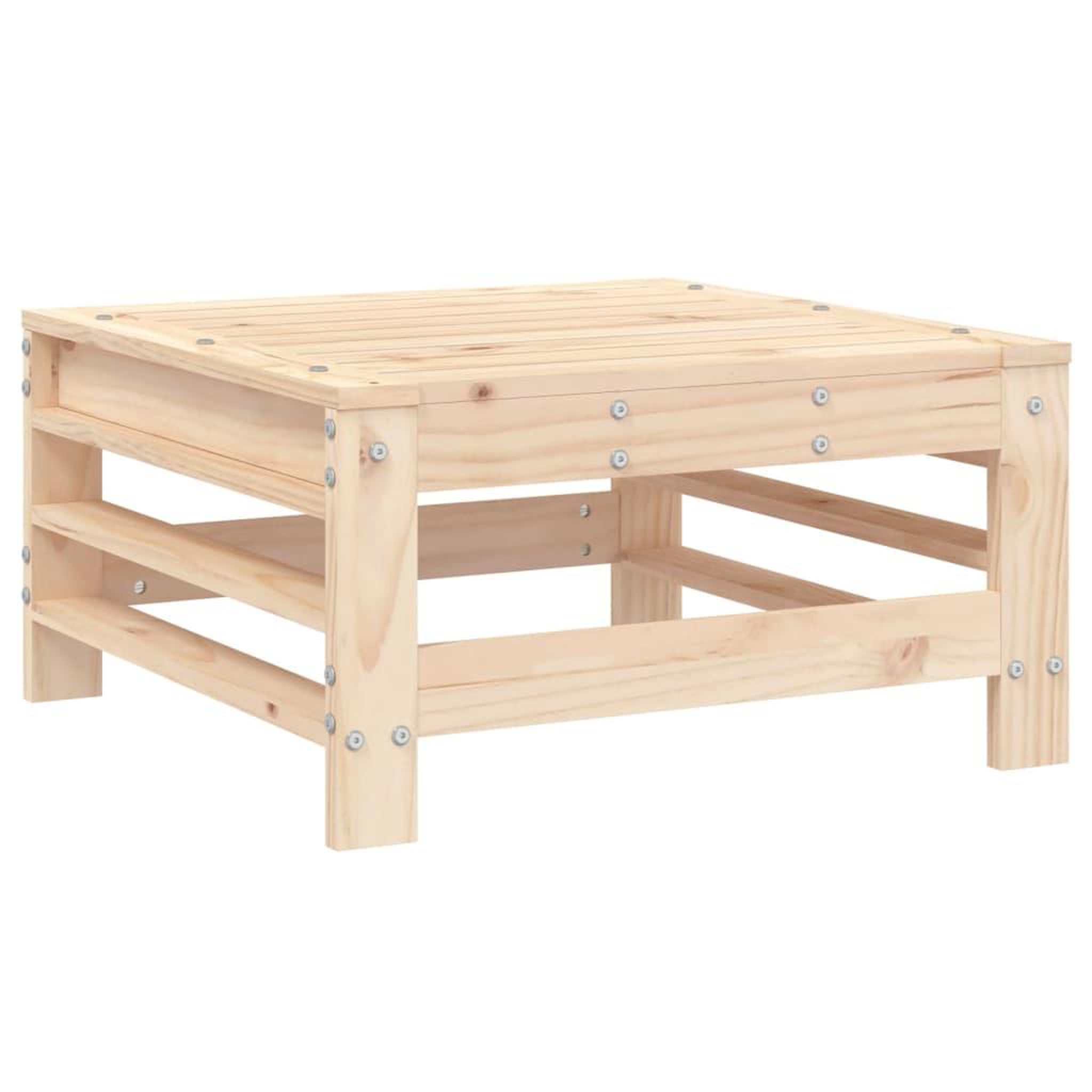 Voir la diapositive 5 : VIDAXL Salon de jardin 8 pcs Bois de pin massif