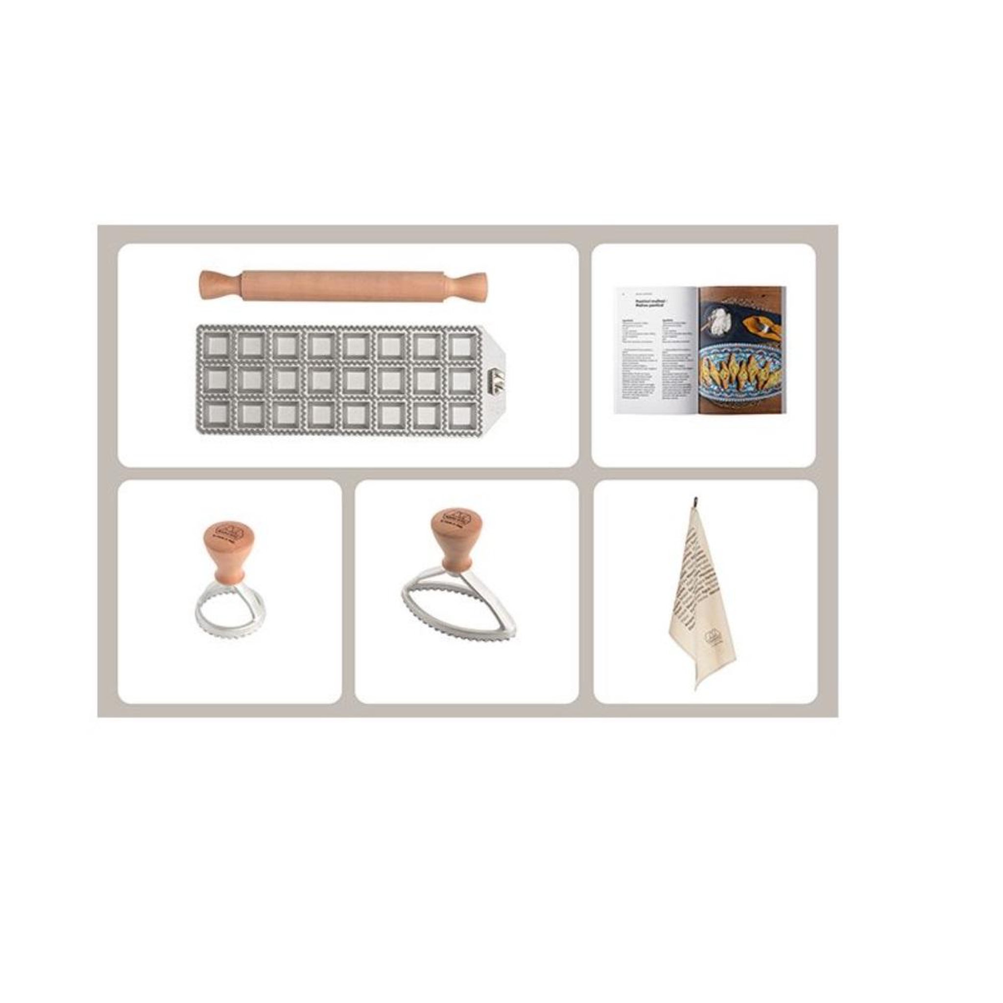 Voir la diapositive 2 : Marcato Kit raviolis - BP-RAV-DIS
