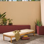 Voir la diapositive 3 : SWEEEK Bain de soleil bois d'acacia multi positions avec roulettes naturel - Sola