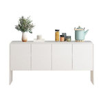 MERAX Buffet 4 porte(s) 0 tiroir(s) - 152,5 cm blanc mdf