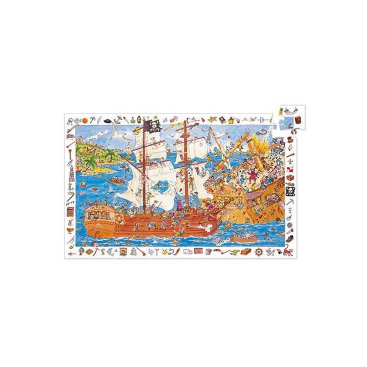 Djeco Djeco Les Pirates Puzzle 100 pièces