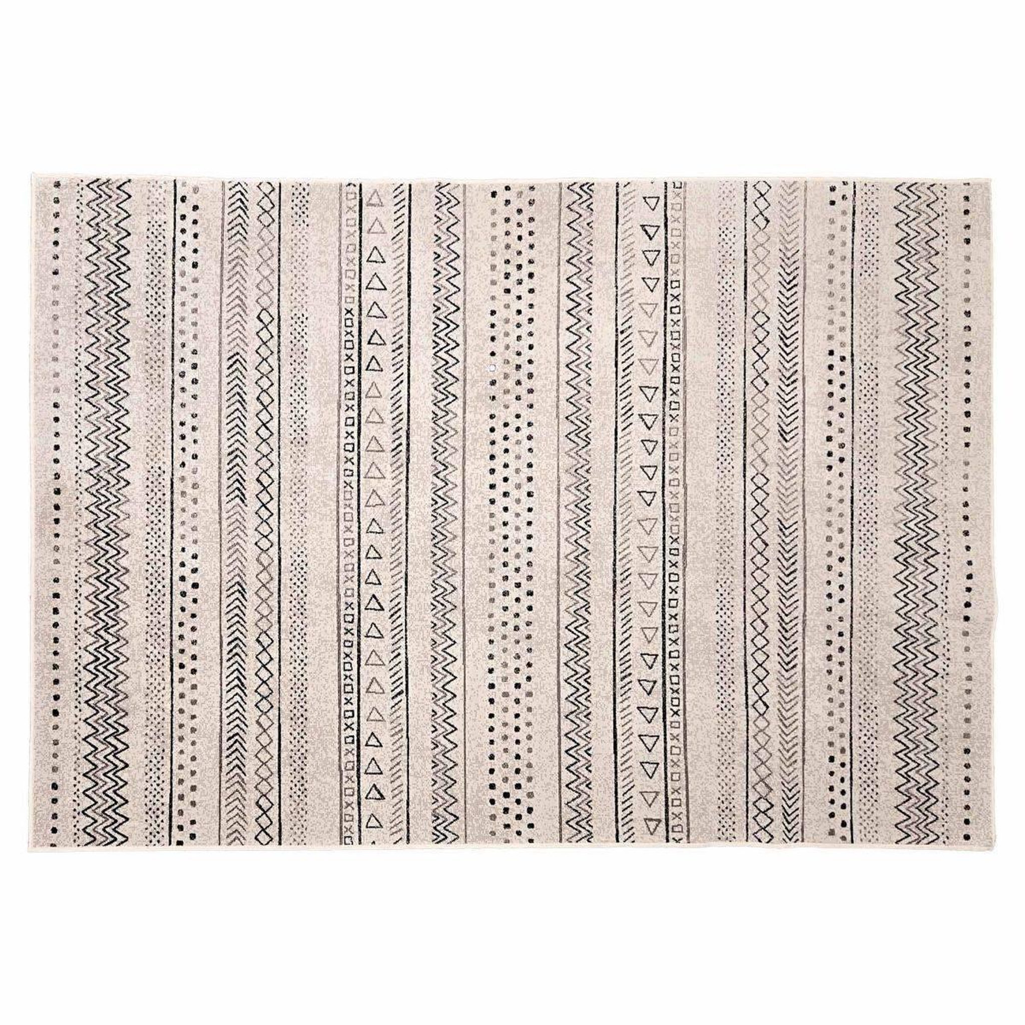 Douceur d'Intérieur Tapis déco tissé  tallulah  140x200cm naturel