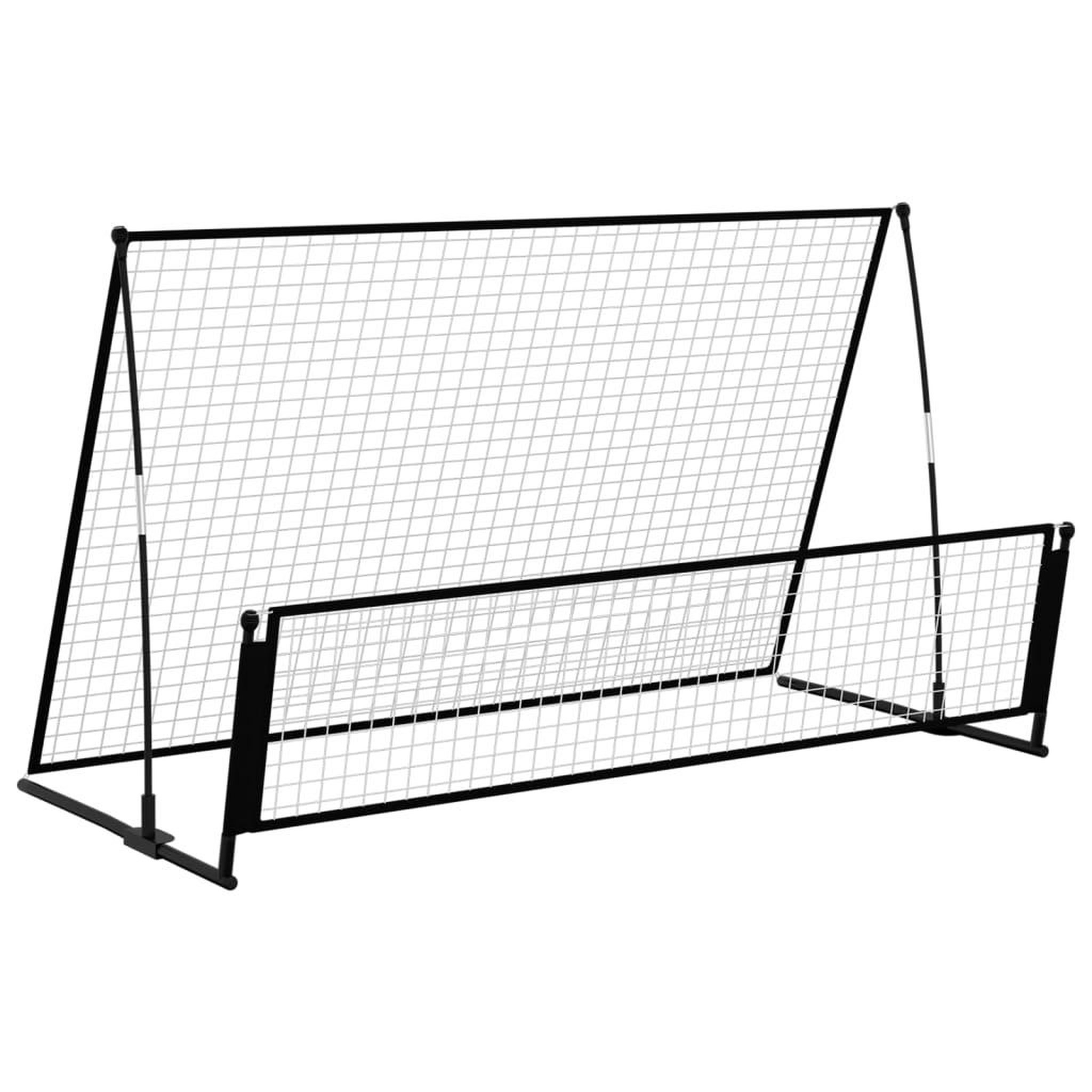 Voir la diapositive 2 : VIDAXL But de football de rebondissement 2 en 1 202x104x120 cm Acier