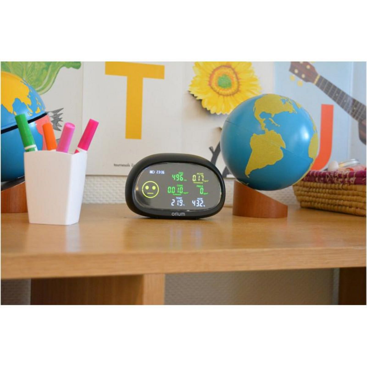 Orium Moniteur d air Orium Mesureur de Qualite de l Air interieur Quaelis 50