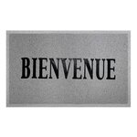 Paris Prix Tapis d'Entrée  Maison  45x75cm Gris & Noir