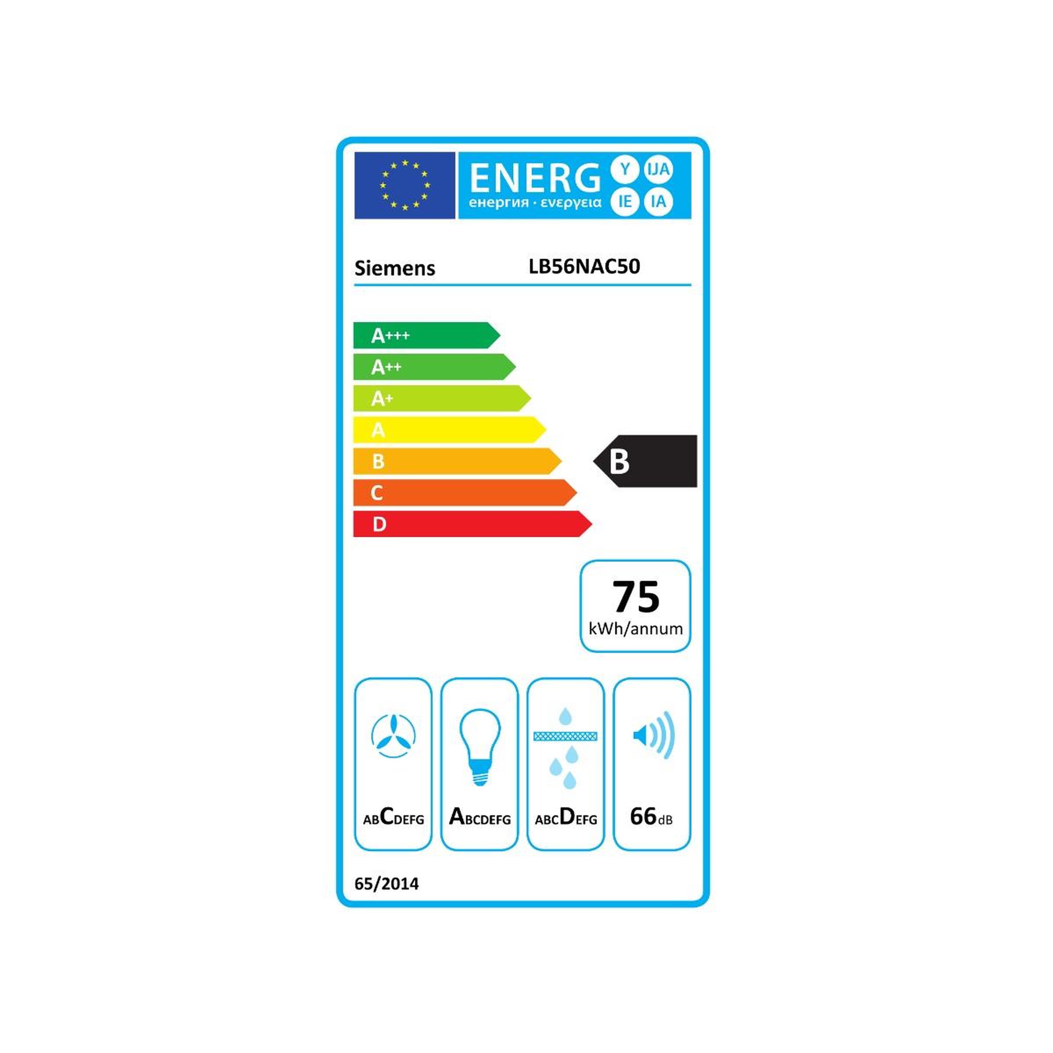 Voir la diapositive 2 : Siemens Groupe filtrant 52cm 570m3/h inox - lb56nac50