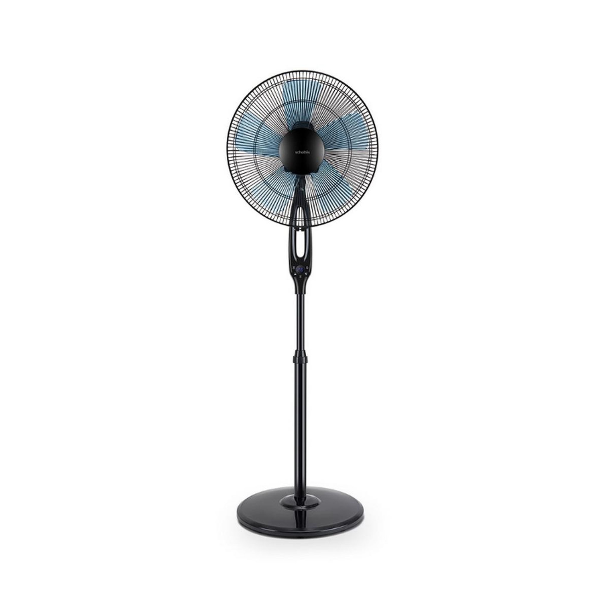 Voir la diapositive 2 : Scholtes Ventilateur sur pied 40cm 45w noir - scvel405k