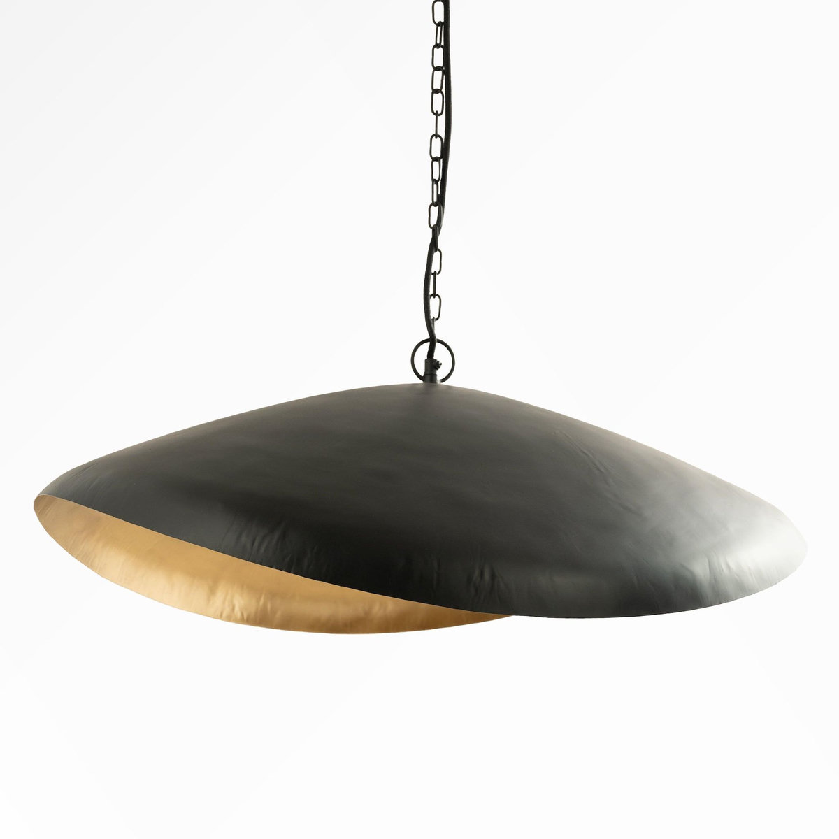 MAISON PAVANE Suspension en métal noir et doré 74 cm-Pacha
