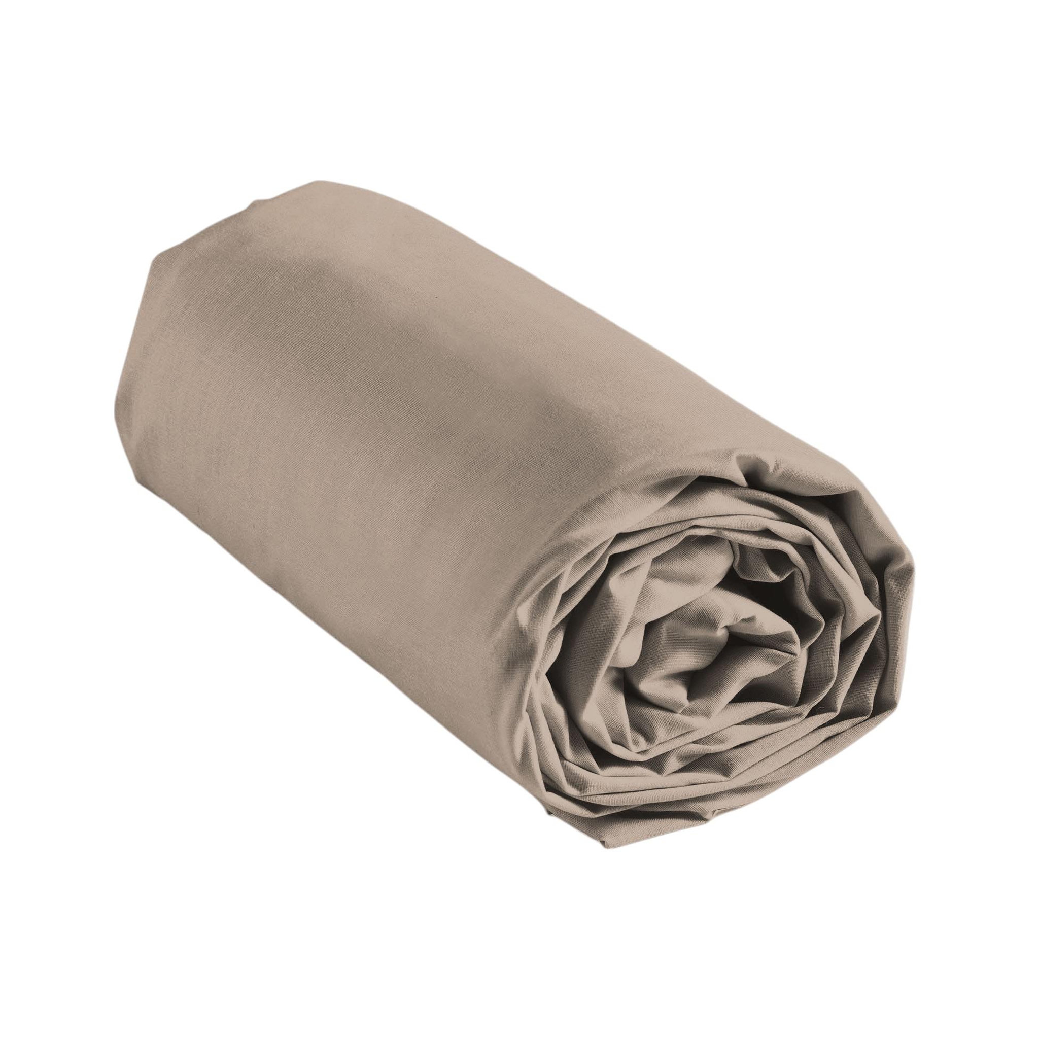 Voir la diapositive 1 : Eden Drap housse en coton line design et moderne