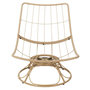 Voir la diapositive 6 : Paris Prix Fauteuil Tournant Design  Petra  96cm Beige
