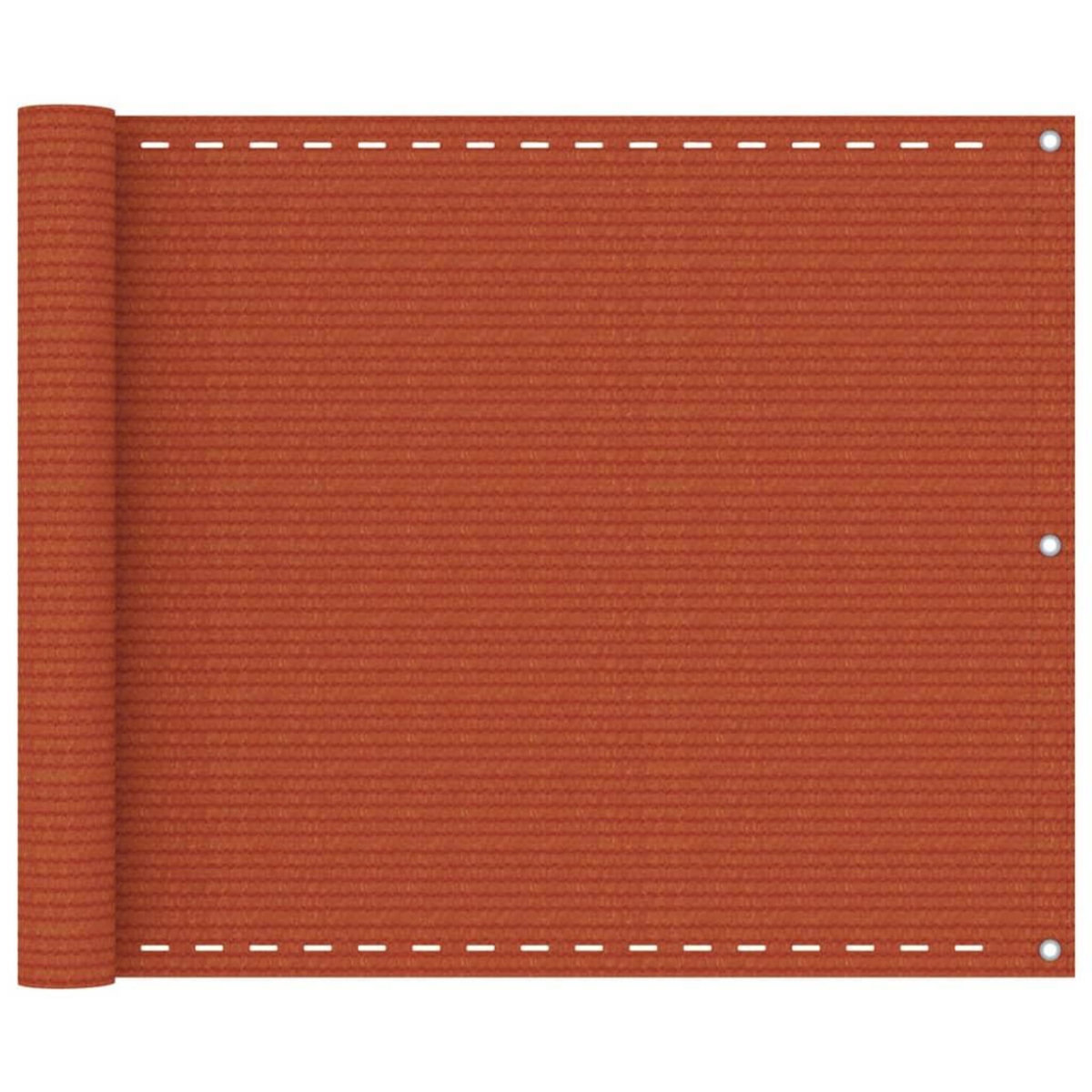VIDAXL Ecran de balcon Orange 75x300 cm PEHD