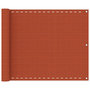 Voir la diapositive 1 : VIDAXL Ecran de balcon Orange 75x300 cm PEHD