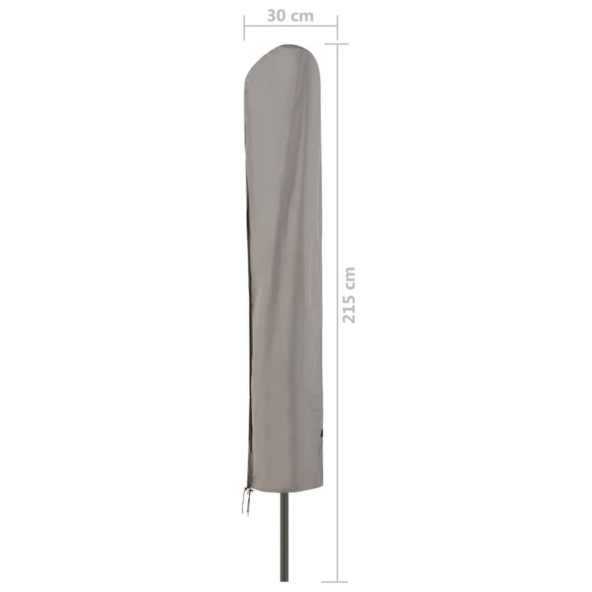Voir la diapositive 6 : MADISON Madison Housse pour parasol sur pied 215x30 cm Gris