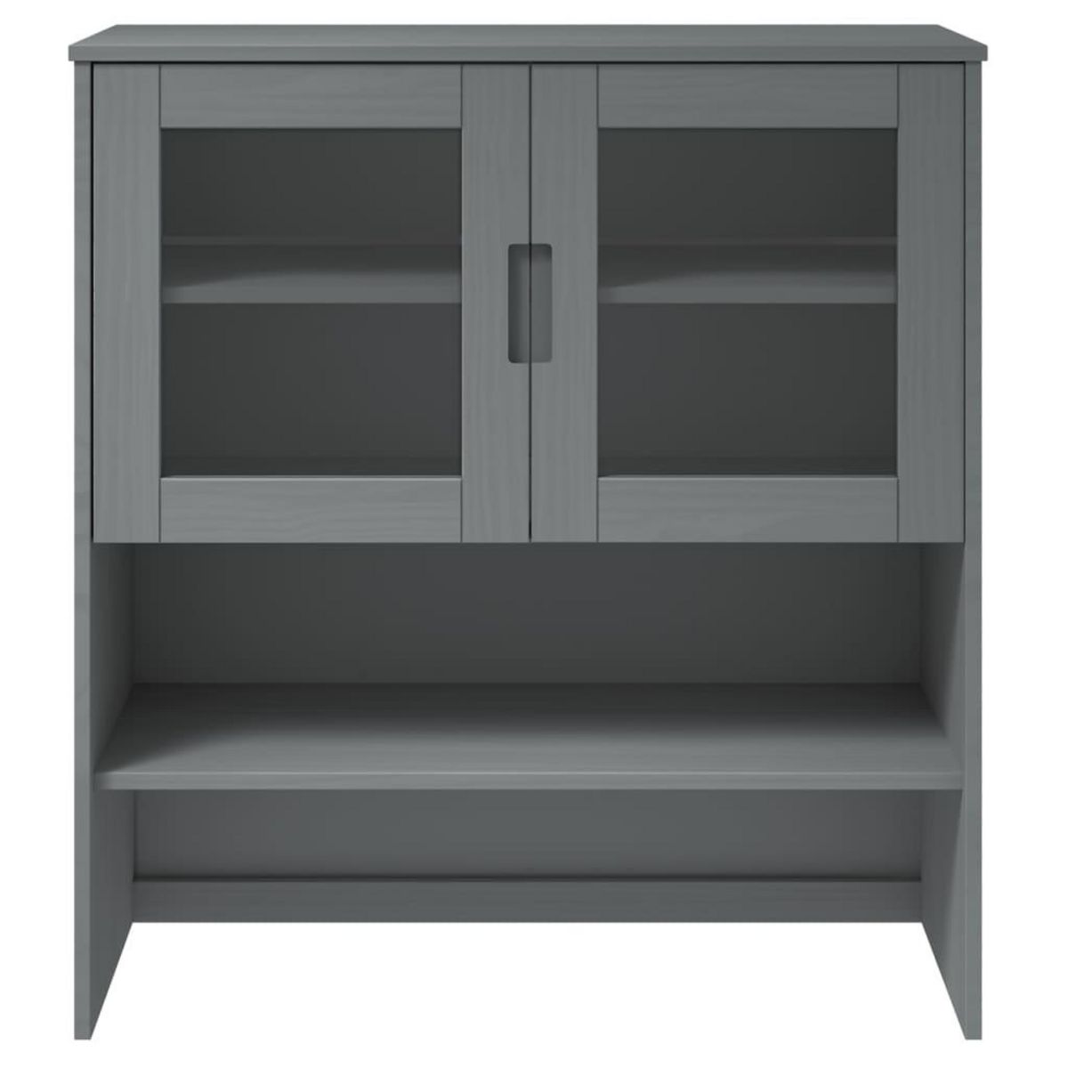 VIDAXL Dessus de buffet MOLDE Gris 90x35x100 cm Bois massif de pin