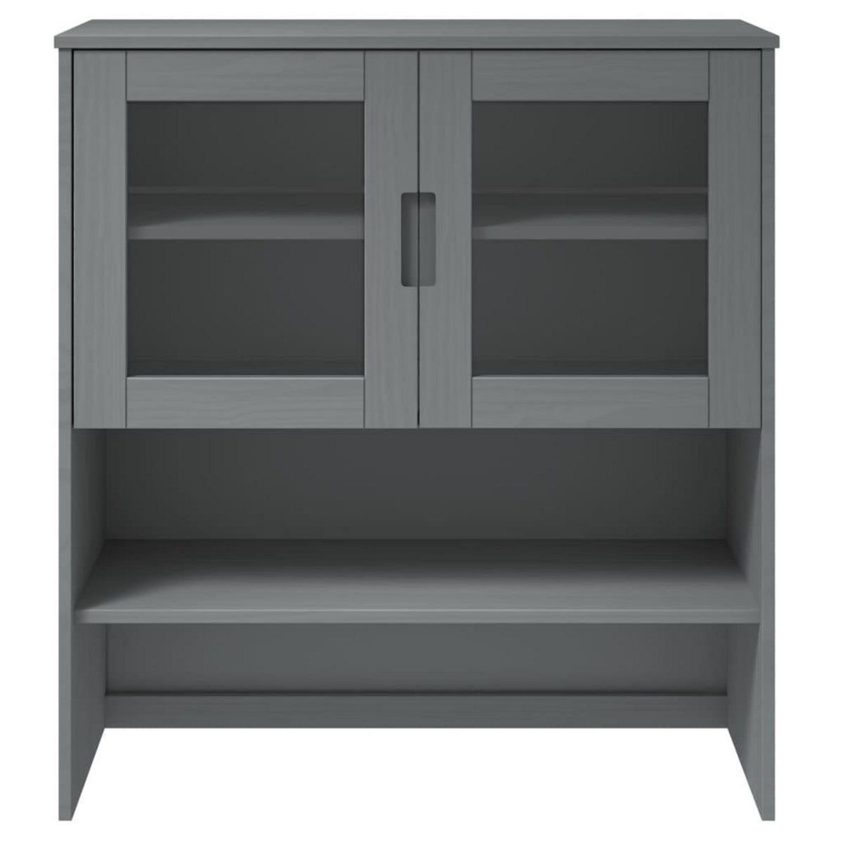 VIDAXL Dessus de buffet MOLDE Gris 90x35x100 cm Bois massif de pin
