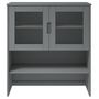 Voir la diapositive 4 : VIDAXL Dessus de buffet MOLDE Gris 90x35x100 cm Bois massif de pin