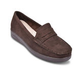 OZABI OZABI Mocassins Femme Penny Loafer Daim Confort. Coloris disponibles : Marron