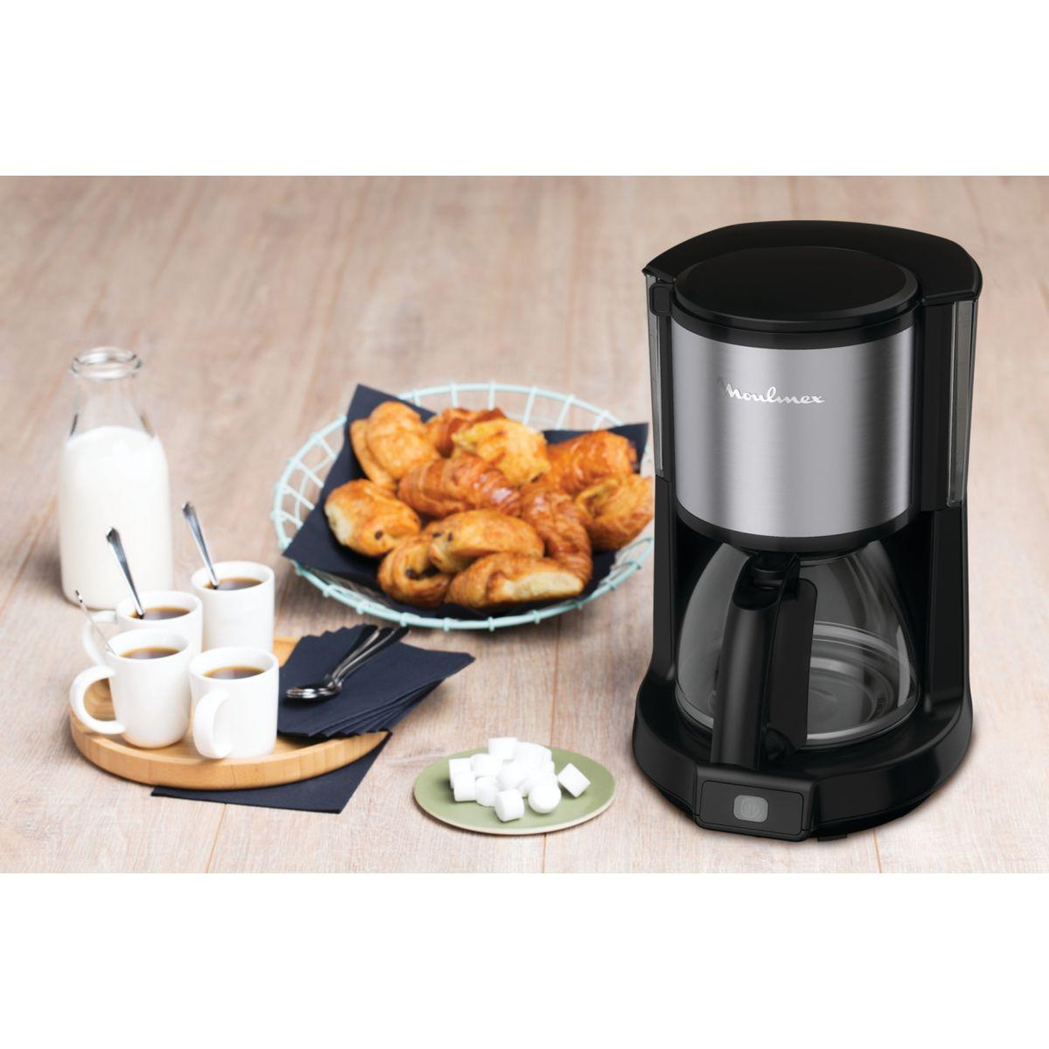 Voir la diapositive 4 : MOULINEX Cafetière filtre FG370811 Subito Select Inox