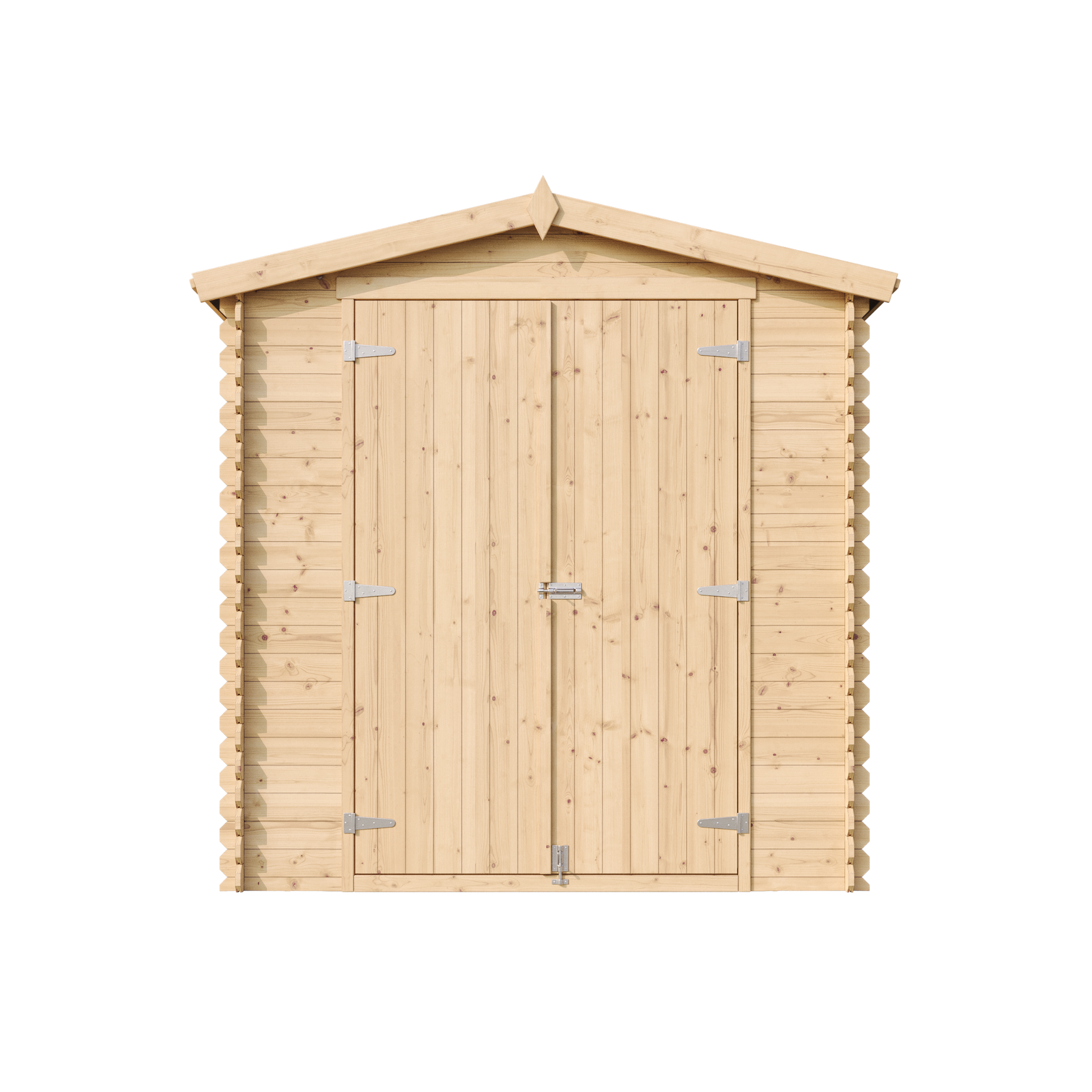 TIMBELA Abri de Jardin En Bois 3,53 m², Cabanon de Jardin, Outils, Sans Plancher M343C1