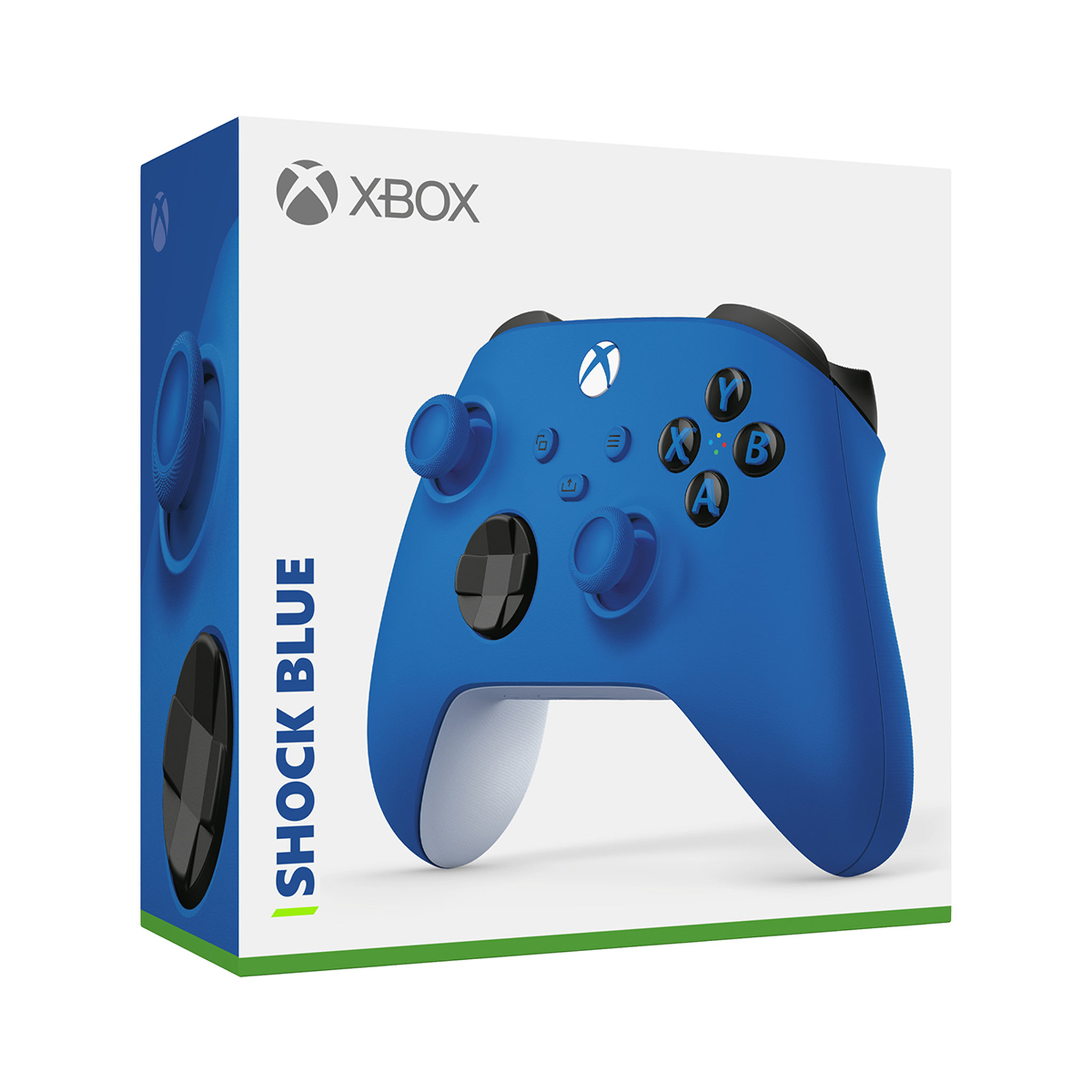 Voir la diapositive 4 : MICROSOFT Manette sans fil Shock Blue Xbox