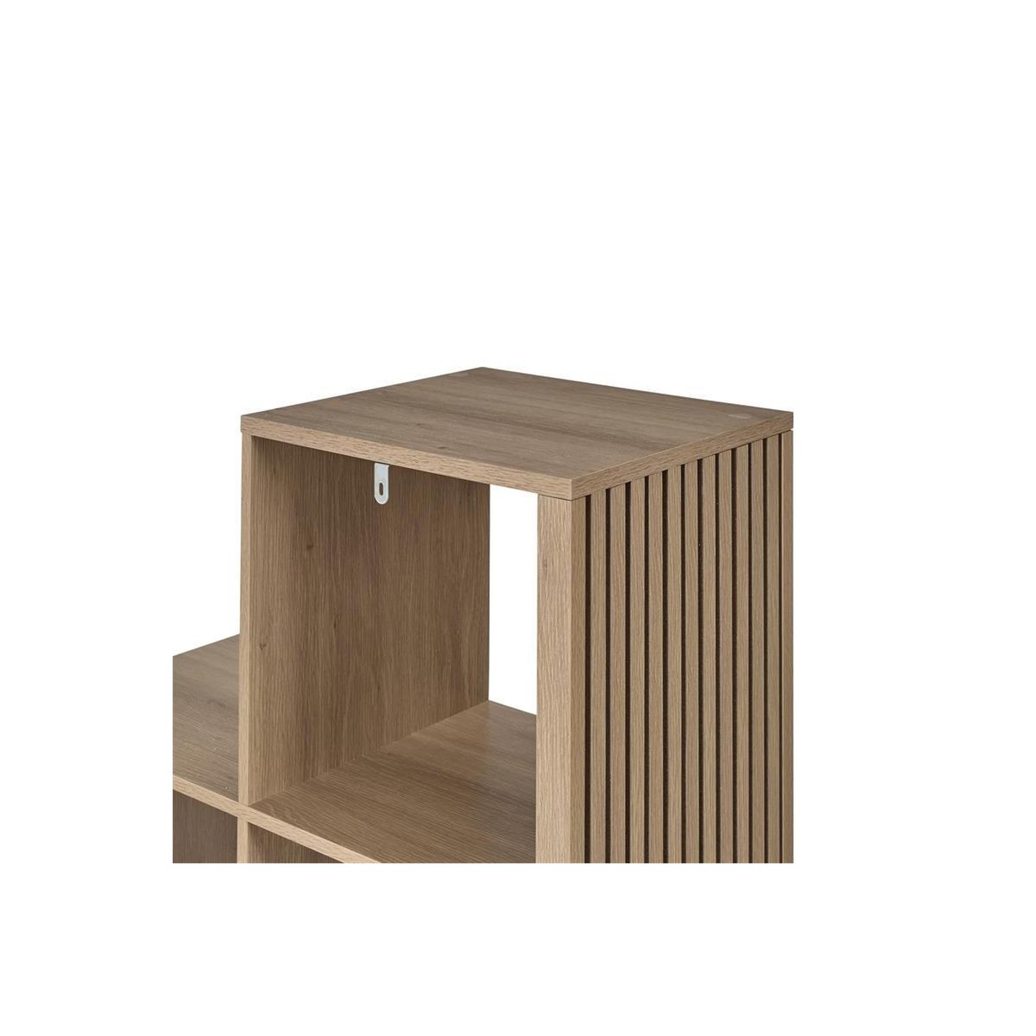 Voir la diapositive 6 : The Home Deco Factory Étagère escalier 6 cases  klaus  102cm marron