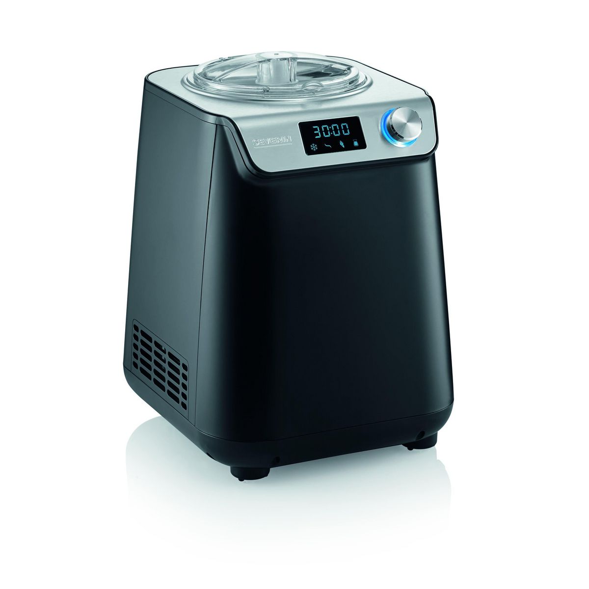 SEVERIN Turbine à glace 2en1 1.2l 135w noir/inox - ez7407