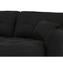 Voir la diapositive 6 : LISA DESIGN Thais - canapé droit 4 places avec double méridienne assise profonde en tissu texturé