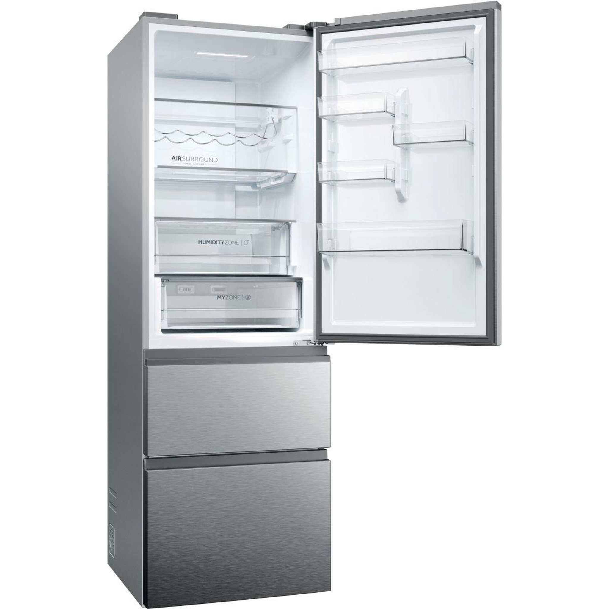 Voir la diapositive 2 : HAIER Réfrigérateur combiné htw5618cnmg