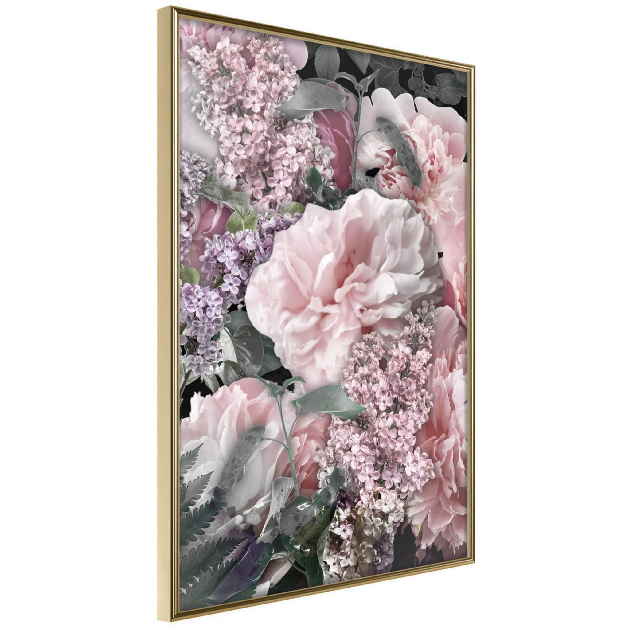 Paris Prix Affiche murale encadrée  floral life